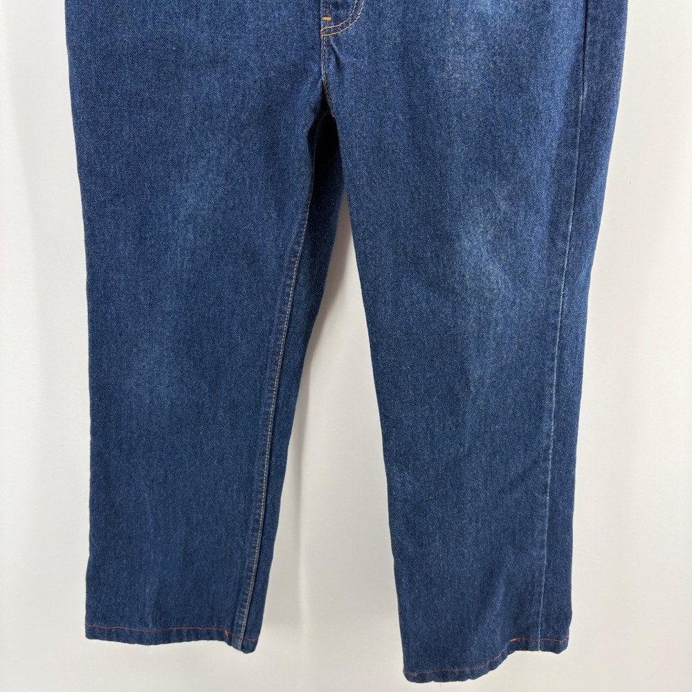 Vintage Levis 517 Jeans W35 L34 Orange Tab Bootcut Denim Made USA Western - Picture 4 of 16